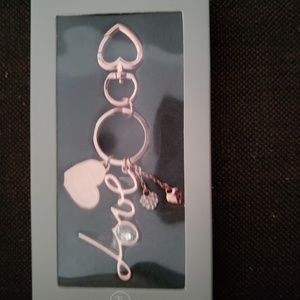 Rose Gold "Love" keychain